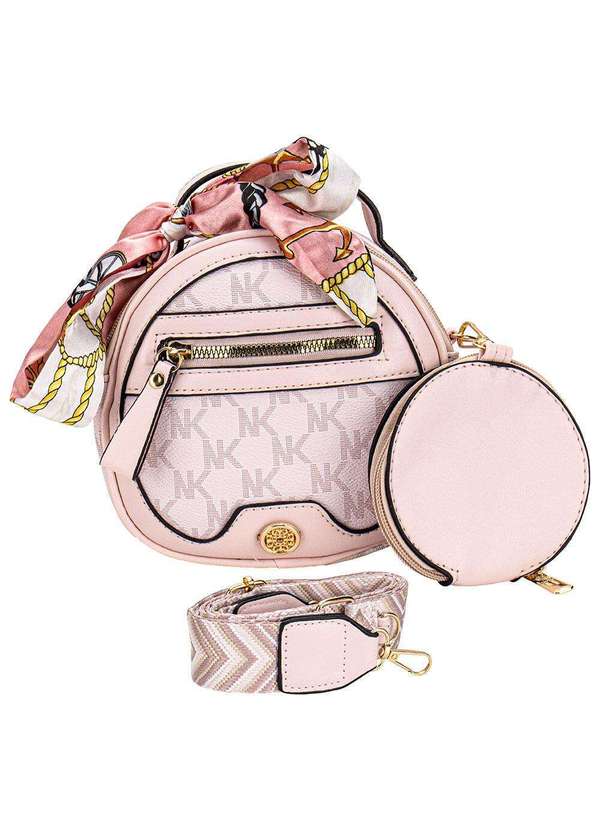 H.e - Bolsa Feminina Transversal H.E Xb8370 Rosa