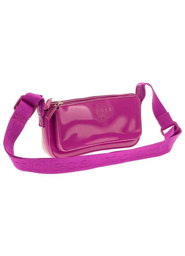 Moleca - Bolsa Feminina Transversal Moleca - 500181 - Roxo 2