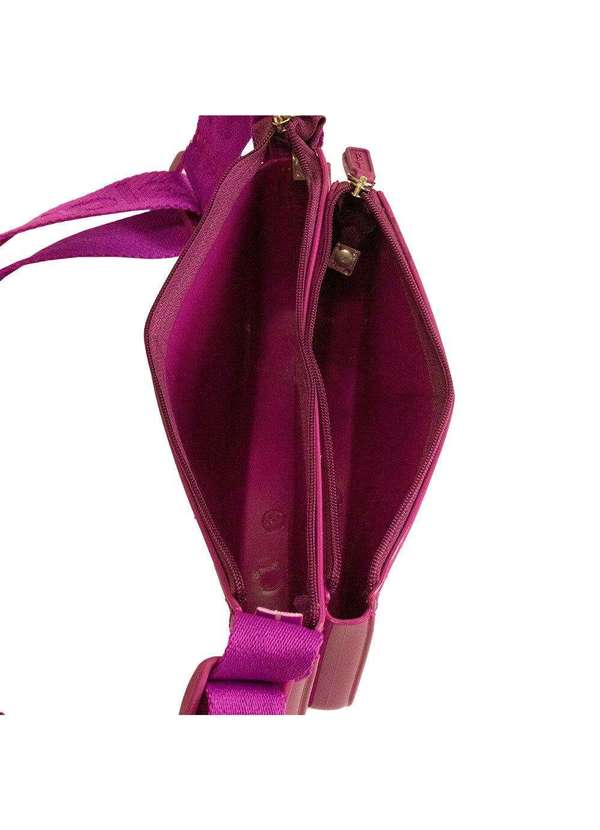 Moleca - Bolsa Feminina Transversal Moleca - 500181 - Roxo 4