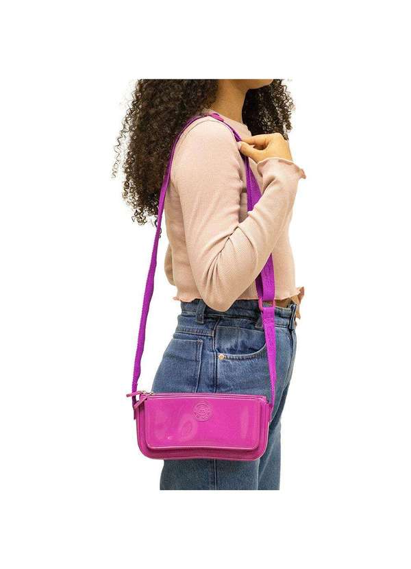 Moleca - Bolsa Feminina Transversal Moleca - 500181 - Roxo 5