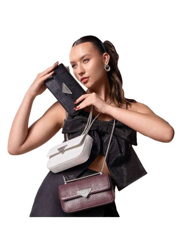 Via Marte - Bolsa Feminina Transversal Via Marte B1-163 - Branco 2