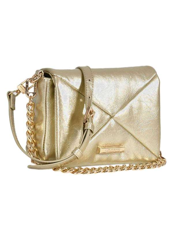 Via Marte - Bolsa Feminina Transversal Via Marte B1-167 - Ouro 3