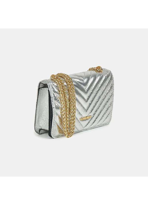 Via Marte - Bolsa Feminina Transversal Via Marte B2-526 Prata 3