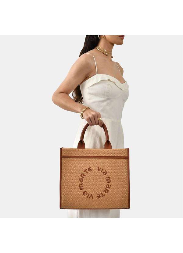 Via Marte - Bolsa Feminina Via Marte B1-121 - Bege 3