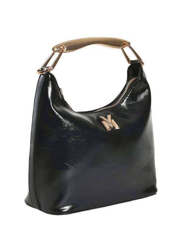 Via Marte - Bolsa Feminina Via Marte B1-306 Verniz/Preto 3