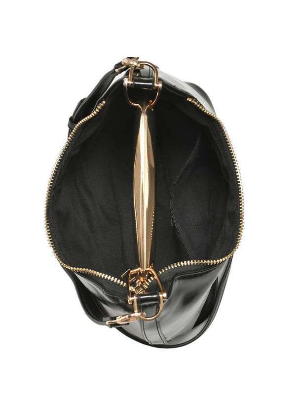 Via Marte - Bolsa Feminina Via Marte B1-306 Verniz/Preto 5