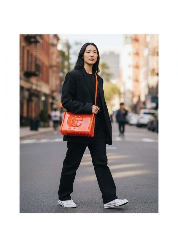 Melissa - Melissa X Telfar Large Jelly Shopper Ii 34456 Laranja 2