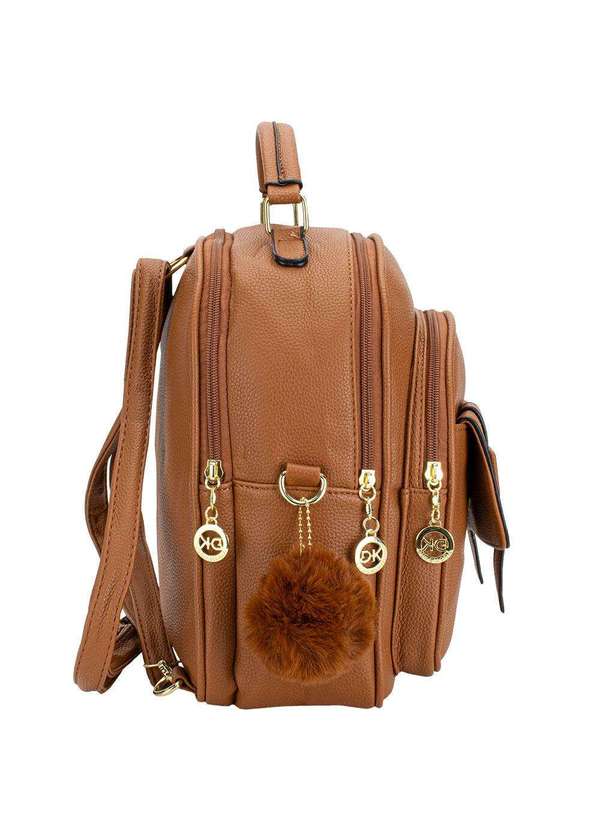 H.e - Mochila Feminina H.E Gh535 Caramelo 3