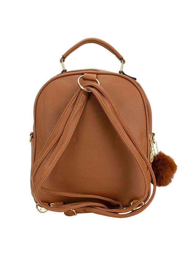 H.e - Mochila Feminina H.E Gh535 Caramelo 4