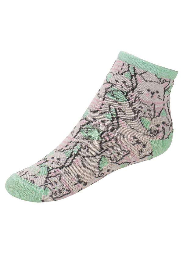 Trifil - Kit com 03 pares de Meias Infantil Trifil - 5028 - Branco/Verde 4