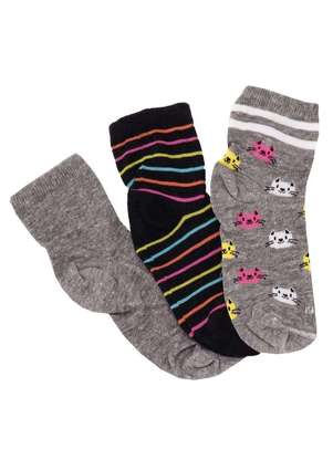 Kit com 03 pares de Meias Infantil Trifil - 5028 - TRIFIL