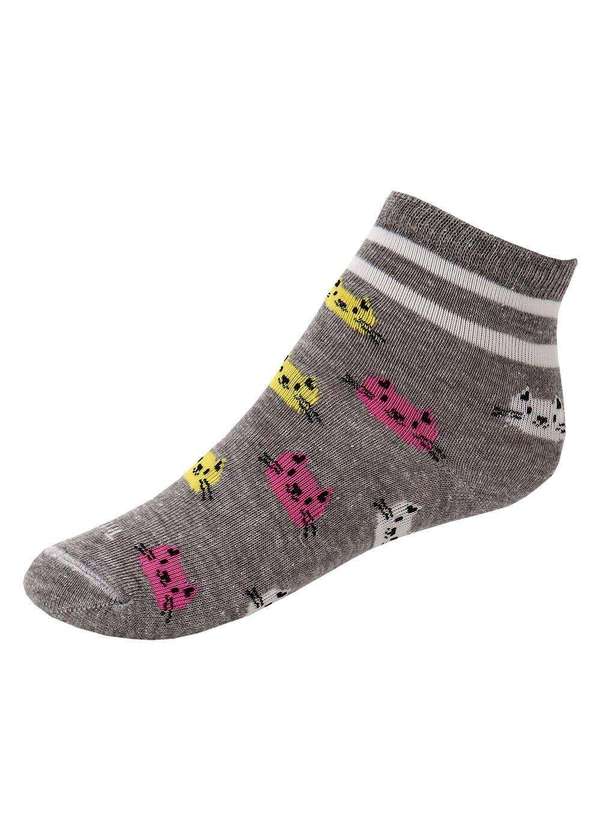 Trifil - Kit com 03 pares de Meias Infantil Trifil - 5028 - Preto/Cinza 3