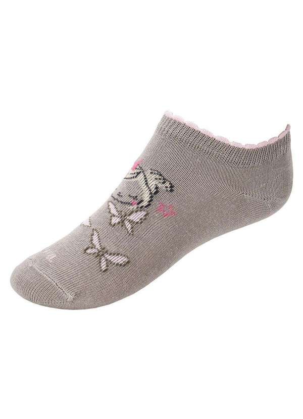 Trifil - Kit com 03 pares de Meias Infantil Trifil T5032k - Branco/Cinza 3