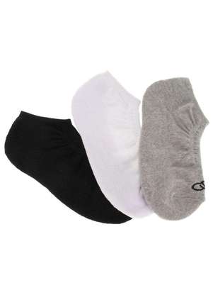 Kit com 03 pares de Meias Invisível Olympikus - 81924 - OLYMPIKUS