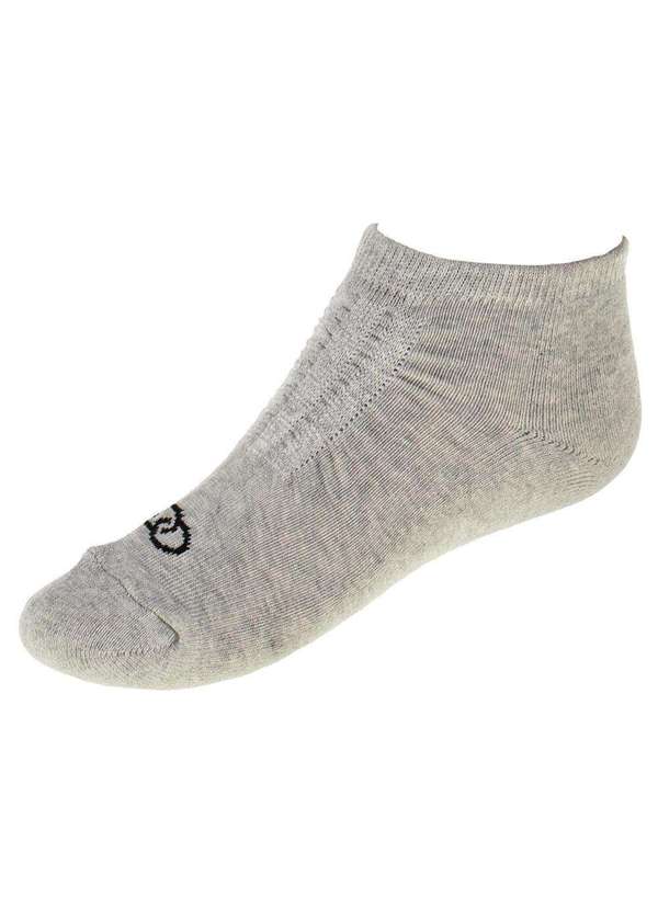 Olympikus - Kit com 03 pares de Meias Invisível Olympikus - 81924 Preto/Branco 2