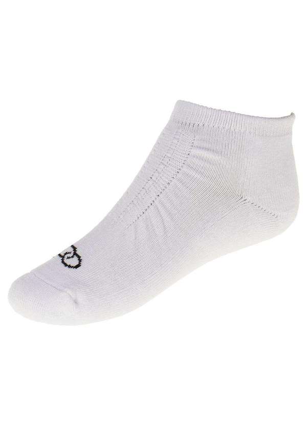 Olympikus - Kit com 03 pares de Meias Invisível Olympikus - 81924 Preto/Branco 4