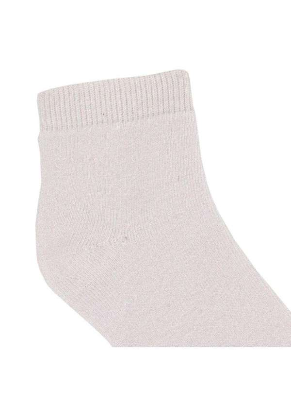 Hoahi - Kit com 3 pares de Meias Cano Curto Infantil Hoahi 23132 - Branco 5