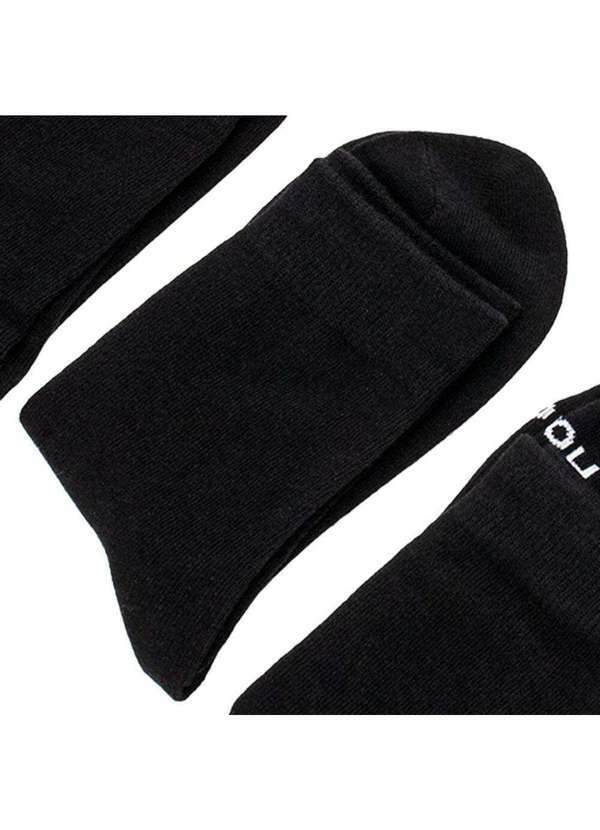 Hoahi - Kit com 3 pares de Meias Cano Longo Hoahi 18096 - Preto 5