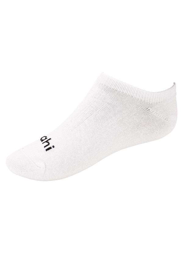 Hoahi - Kit com 3 pares de Meias Invisíveis Hoahi 18020 - Preto/Branco 3