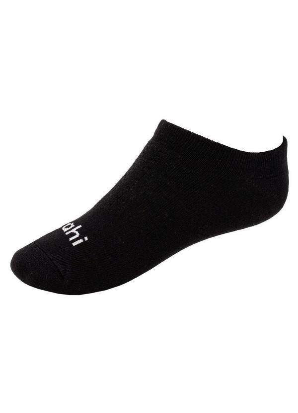Hoahi - Kit com 3 pares de Meias Invisíveis Hoahi 18020 - Preto/Branco 4