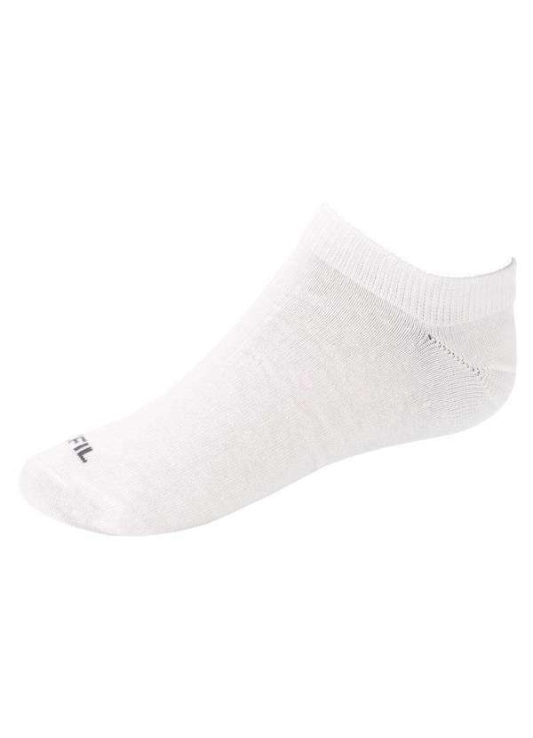 Trifil - Kit com 3 pares de Meias Invisivel Trifil - T06227 - Branco/Azul 3