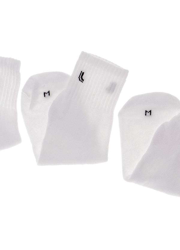 Lupo - Kit com 3 pares de Meias Lupo Sport - 3245 - Branco 5