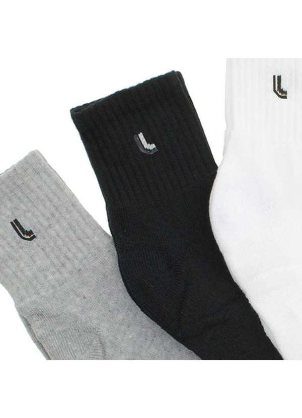 Lupo - Kit com 3 pares de Meias Lupo Sport - 3245 - Sortidos05 5