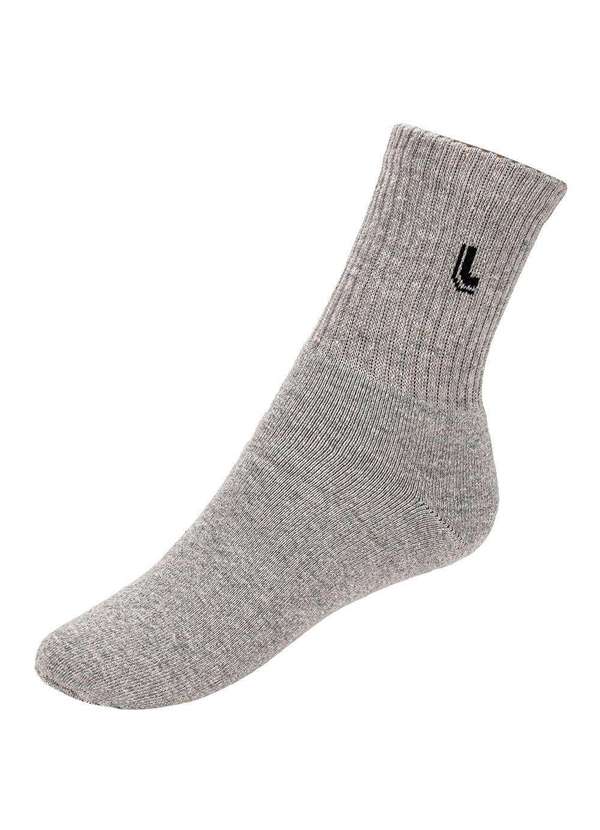 Lupo - Kit com 3 pares de Meias Lupo Sport - 3245 Preto/Cinza 2