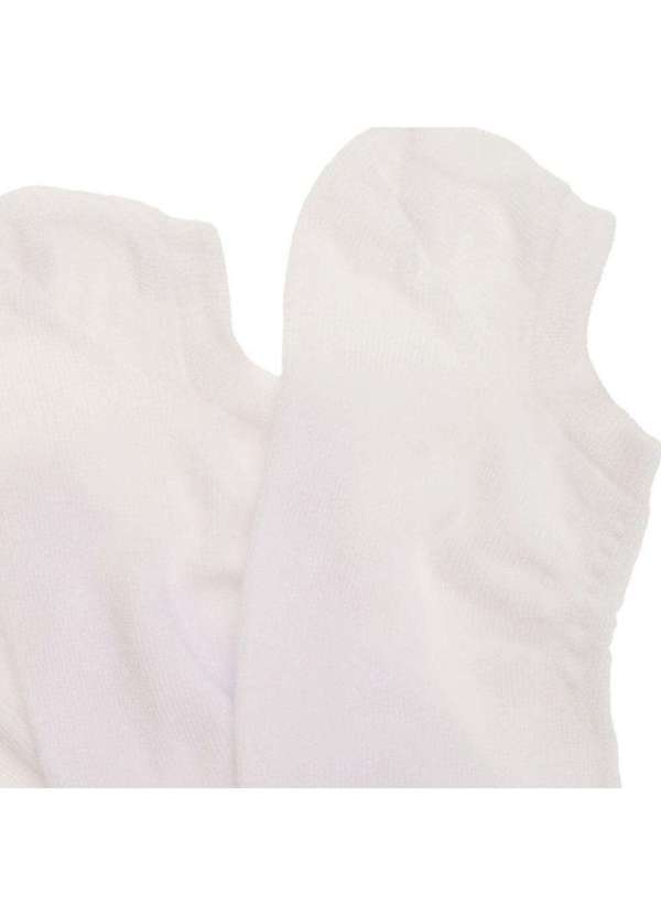 Lupo - Kit com 3 pares de Meias Sortidas Invisível Lupo - 32700 - Branco 01 5