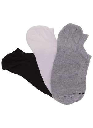 Kit com 3 pares de Meias Sortidas Invisível Lupo - 32700 - LUPO