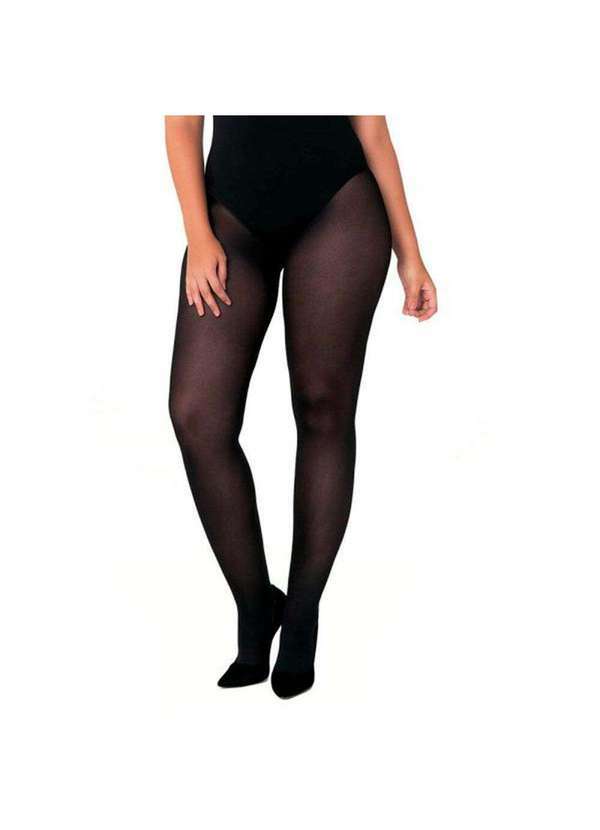 Trifil - Meia-Calça Plus Feminina Trifil - W06101 - Preto