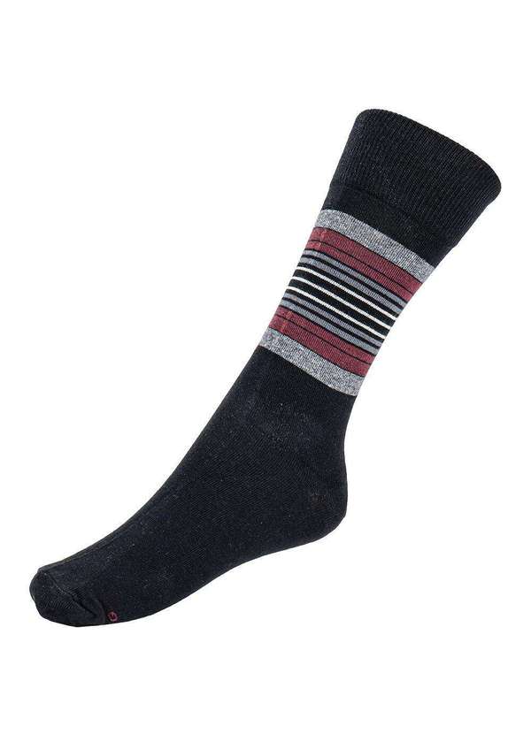 Lupo - Meia Social Sportwear Lupo 1275 Preto/Cinza 2