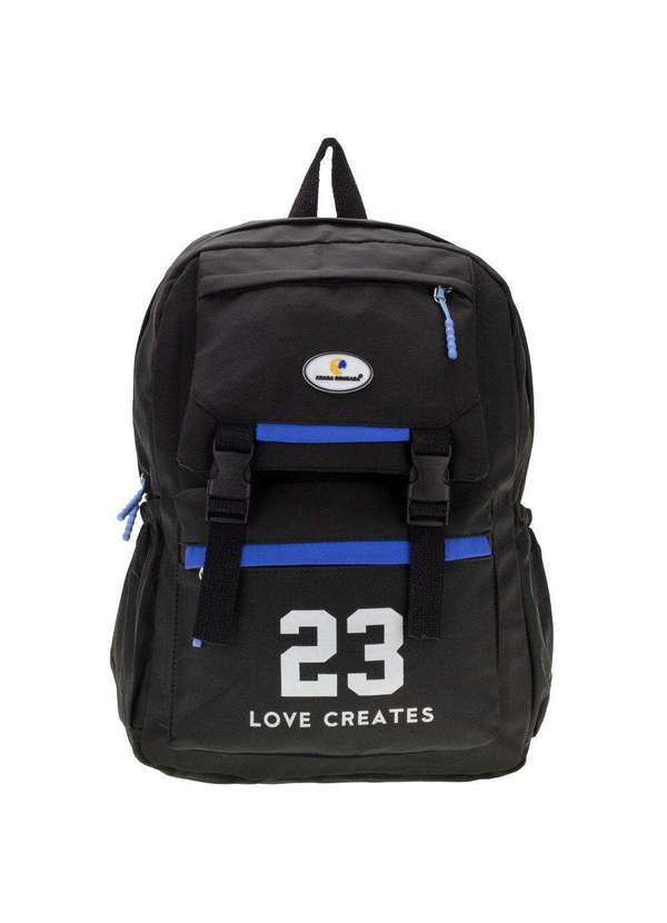 Arara Dourada - Mochila Feminina Arara Dourada -6627 - Preto/Azul