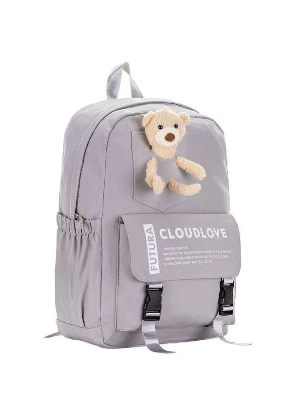 Arara Dourada - Mochila Feminina Arara Dourada - Ry6671 - Cinza 2