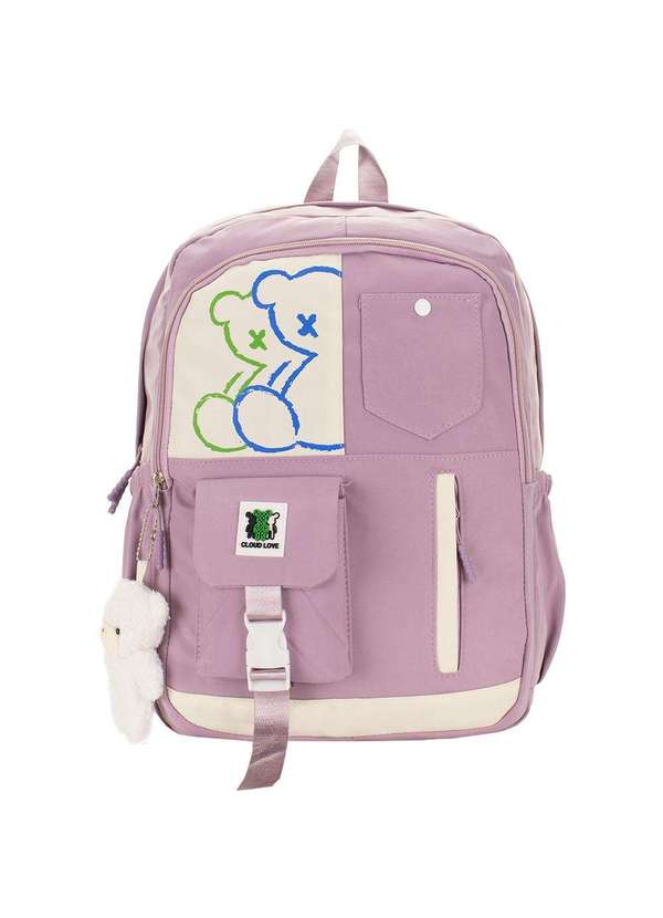 Arara Dourada - Mochila Feminina Arara Dourada - Ry6672 - Lilás