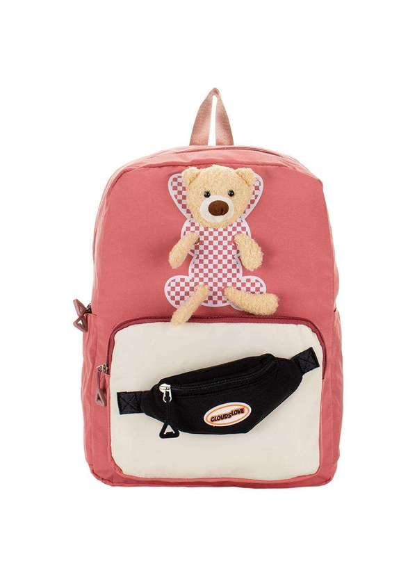 Arara Dourada - Mochila Feminina Arara Dourada - Ry6679 - Salmão