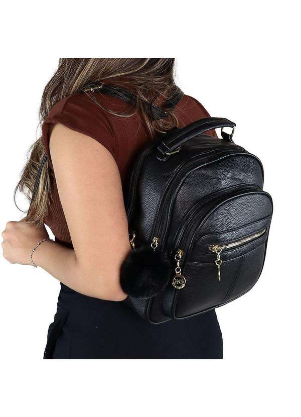 H.e - Mochila Feminina H.E Gh538 Caqui 2