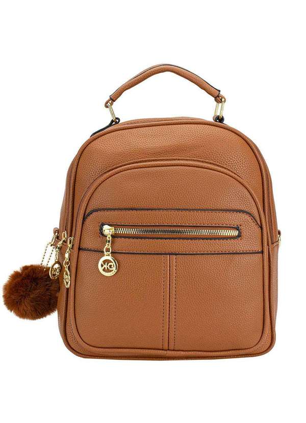 H.e - Mochila Feminina H.E Gh538 Caramelo