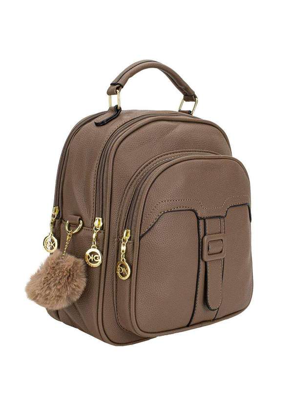 H.e - Mochila Feminina H.E Gh539 Taupe 3