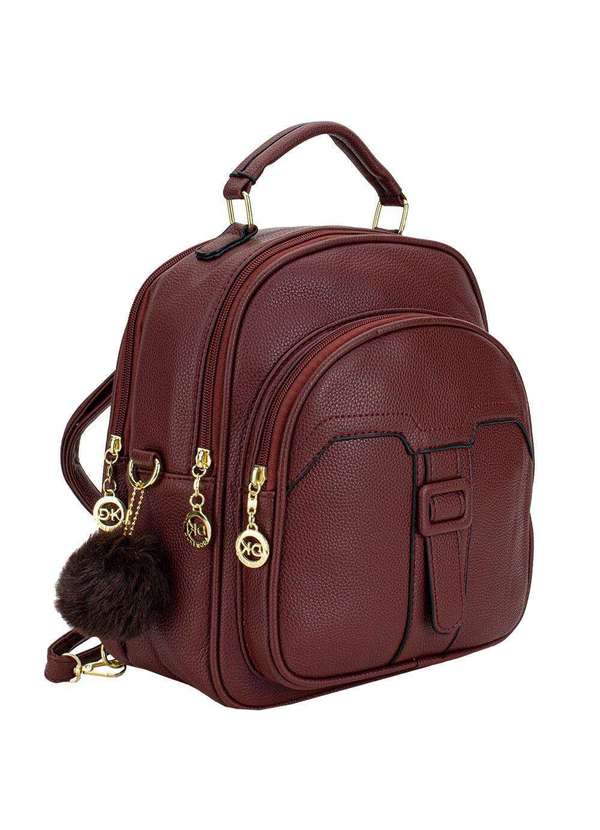 H.e - Mochila Feminina H.E Gh539 Vinho 3