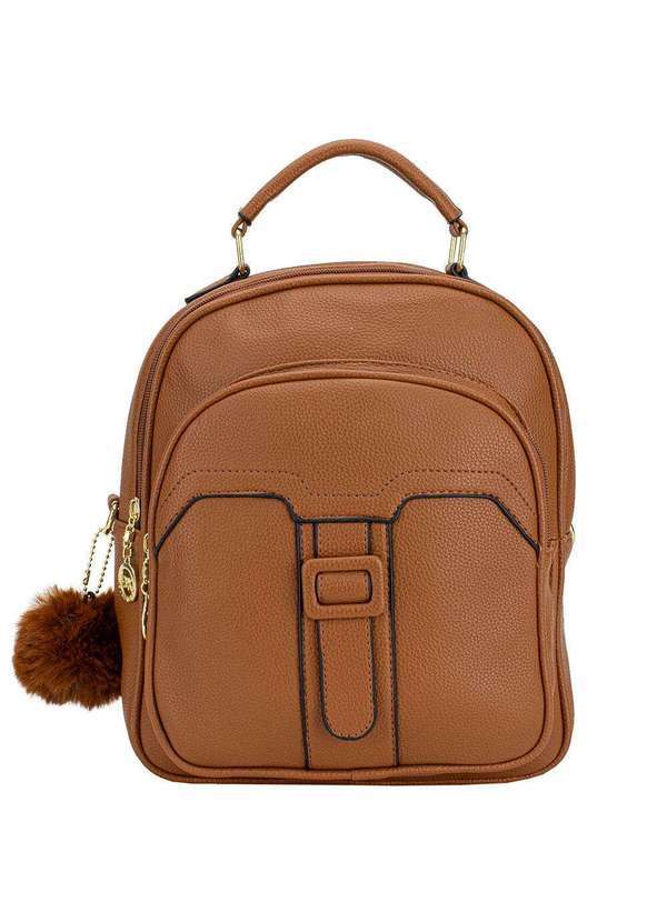 H.e - Mochila Feminina H.E Gh539 Caramelo