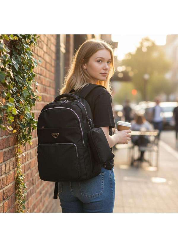 Royal Style - Mochila Feminina Royal Style Lz202 Preto 2