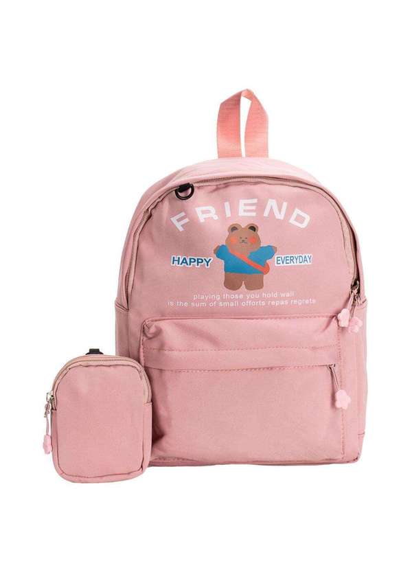 Arara Dourada - Mochila Infantil Arara Dourada - Ry66193 - Rosa