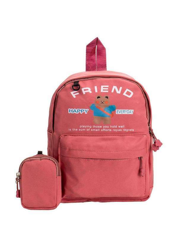 Arara Dourada - Mochila Infantil Arara Dourada - Ry66193 - Salmão