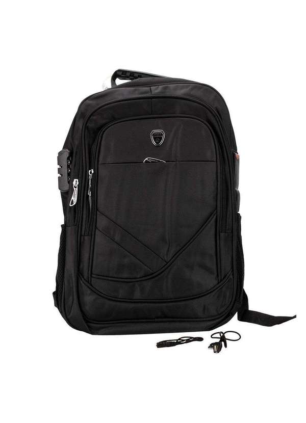 Arara Dourada - Mochila Masculina Arara Dourada Dj024 - Preto