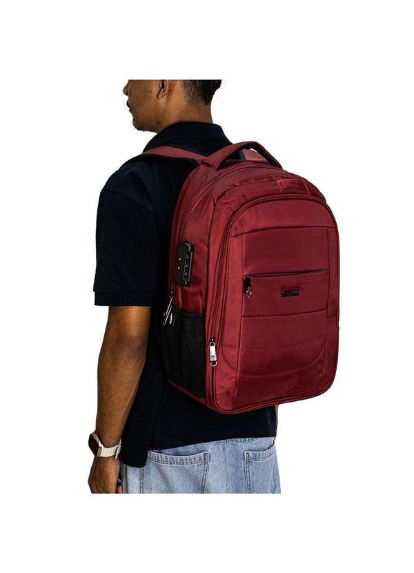 Bloevian - Mochila Masculina Bloevian D2022 - Vinho 2