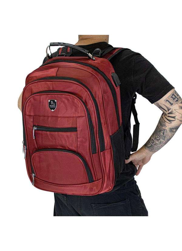 Royal Style - Mochila Masculina Royal Style 3504 Marrom 2