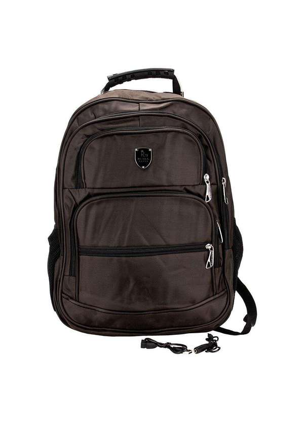 Royal Style - Mochila Masculina Royal Style 3513 - Café