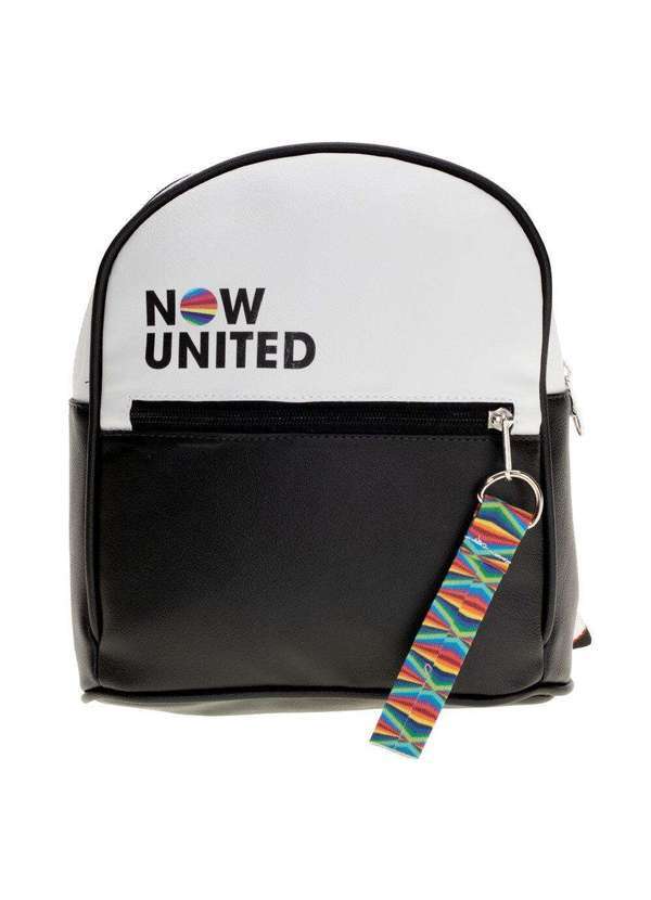 Pampili - Mochila Now United By Tweenie Feminina Pampili - 580103 - Preto/Branco