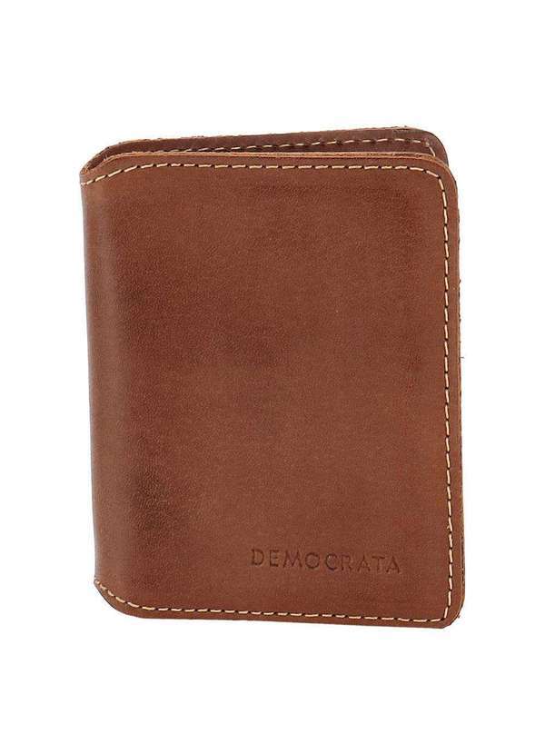 Democrata - Carteira Masculina Democrata 1151 - Caramelo